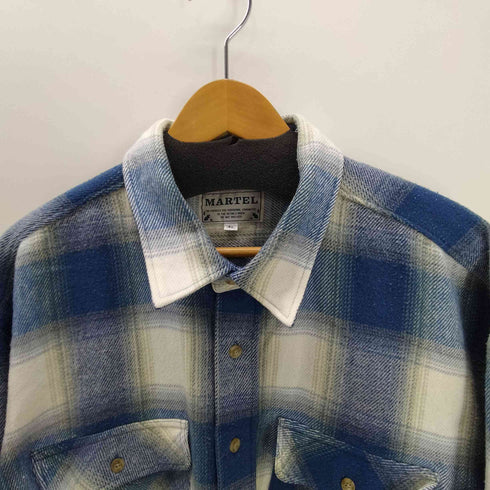 MARTEL オンブレチェック L/S フランネル シャツ ビッグサイズ メンズ 4L