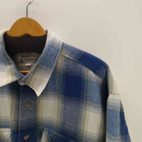 MARTEL オンブレチェック L/S フランネル シャツ ビッグサイズ メンズ 4L