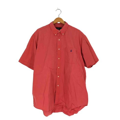 ラルフローレン RALPH LAUREN BLAKE ポニー刺繍 半袖 ボタンダウンシャツ メンズ import:XL