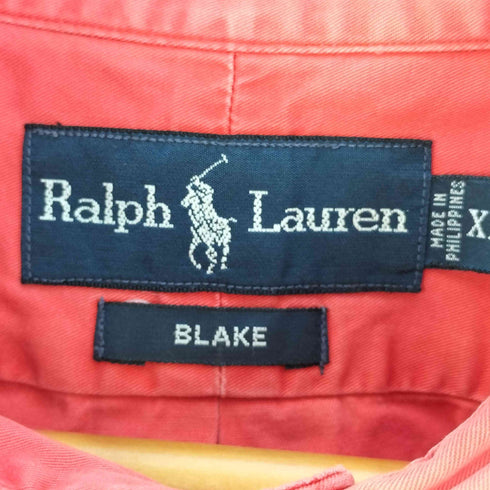 ラルフローレン RALPH LAUREN BLAKE ポニー刺繍 半袖 ボタンダウンシャツ メンズ import:XL