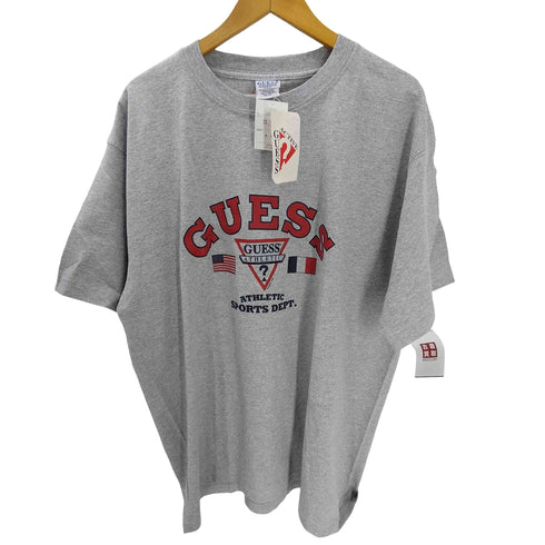 ゲス GUESS 90S ACTIVEWEAR USA製 アーチ ロゴ プリント Tシャツ 1995年製 メンズ import:XL