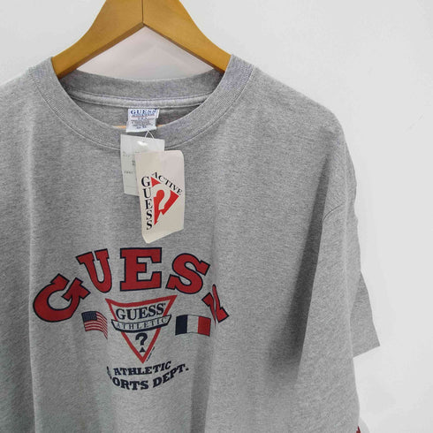 ゲス GUESS 90S ACTIVEWEAR USA製 アーチ ロゴ プリント Tシャツ 1995年製 メンズ import:XL