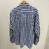 エディーバウアー Eddie Bauer 90-00S 白タグ L/S ポケット チェック シャツ メンズ import:XL