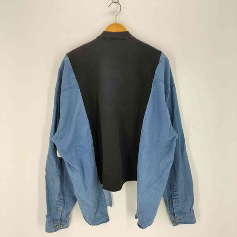オニータ ONEITA 80-90s USA製 後期銀タグ POWER SWEATS リメイクスウェットプルオーバー メンズ JPN:L
