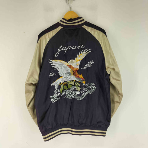 イッシンニョキョウ 一心如鏡 両面刺繍スカジャン メンズ 3L