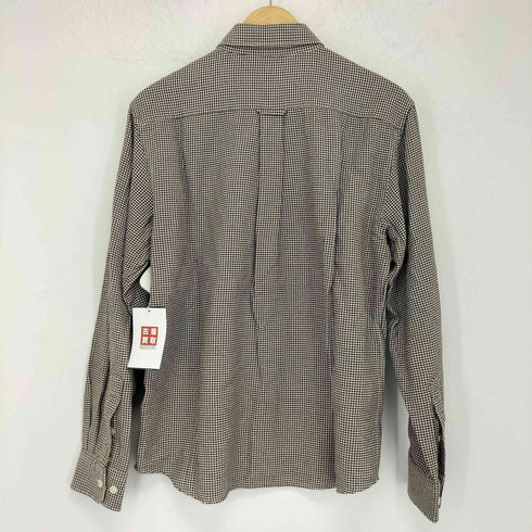 エディーバウアー Eddie Bauer 千鳥柄ボタンダウンシャツ メンズ JPN:S