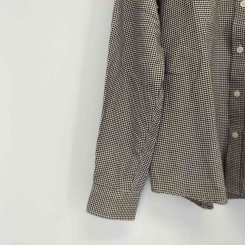 エディーバウアー Eddie Bauer 千鳥柄ボタンダウンシャツ メンズ JPN:S