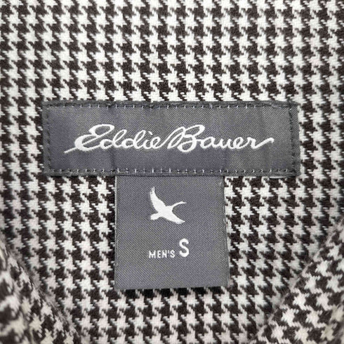 エディーバウアー Eddie Bauer 千鳥柄ボタンダウンシャツ メンズ JPN:S
