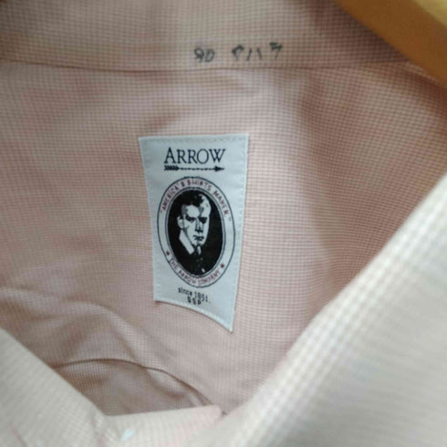アロー ARROW 襟芯 S/S ポケット ドレス シャツ メンズ