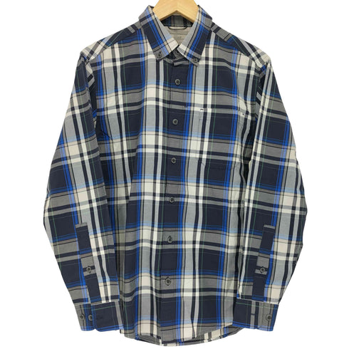 エディーバウアー Eddie Bauer L/Sボタンダウンチェックシャツ メンズ JPN:XS