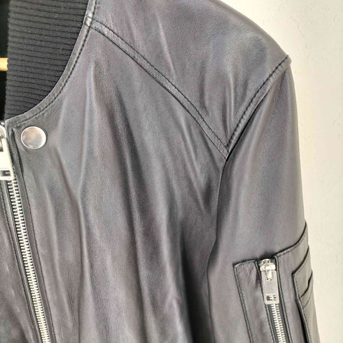 ディーゼル DIESEL L-ABBOTT ラムレザージャケット メンズ import:M