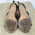 マノロブラニク MANOLO BLAHNIK レザーミュールヒールパンプス レディース 37