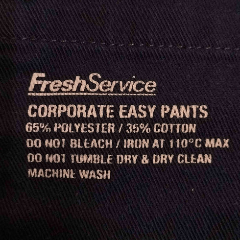 フレッシュサービス Fresh Service 24AW CORPORATE EASY PANTS メンズ JPN:M