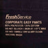 フレッシュサービス Fresh Service 24AW CORPORATE EASY PANTS メンズ JPN:M