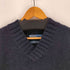 ポロバイラルフローレン Polo by RALPH LAUREN 90S アルパカ混 エルボーパッチ vネックニット ポニー無 メンズ import:L