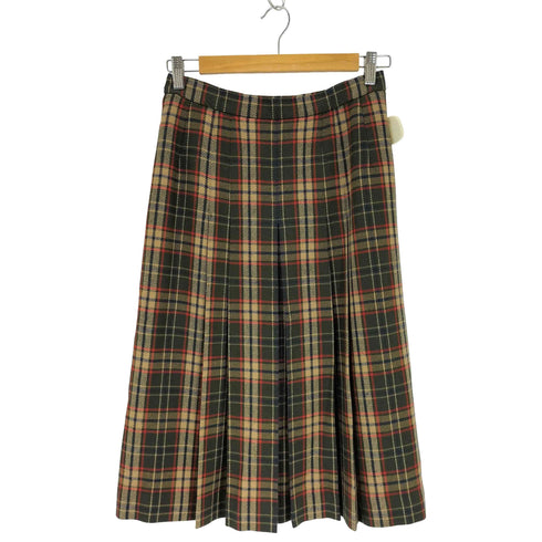ダックスロンドン DAKS LONDON プリーツチェックスカート レディース 69/94