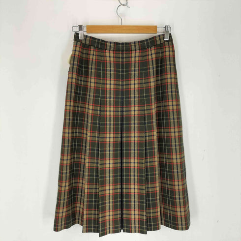 ダックスロンドン DAKS LONDON プリーツチェックスカート レディース 69/94