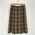 ダックスロンドン DAKS LONDON プリーツチェックスカート レディース 69/94