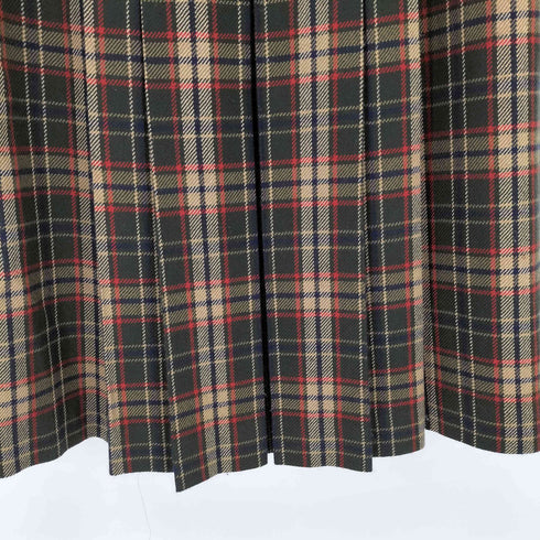 ダックスロンドン DAKS LONDON プリーツチェックスカート レディース 69/94