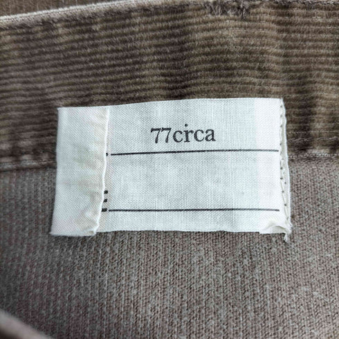 ナナナナサーカ 77circa リメイク コーデュロイ フレアパンツ レディース