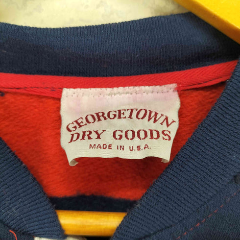 GEORGETOWN DRYGOODS 80-90s USA製 ボーダー ヘンリーネック カットソー メンズ import:XL