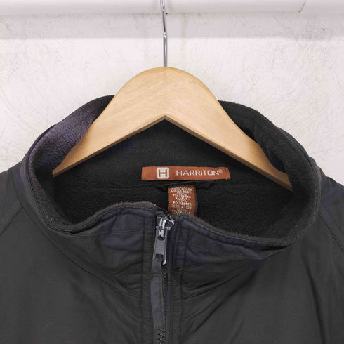 ハリトン HARRITON 企業刺繍ロゴ ジップアップジャケット メンズ import:XL