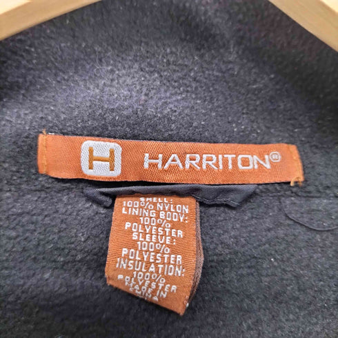 ハリトン HARRITON 企業刺繍ロゴ ジップアップジャケット メンズ import:XL