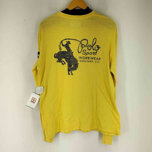 ポロスポーツラルフローレン POLO SPORT RALPH LAUREN 90S 両面プリント L/S Tシャツ メンズ import:L
