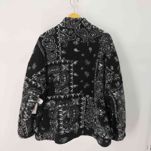 エージェム Agem 総柄フリースジャケット メンズ