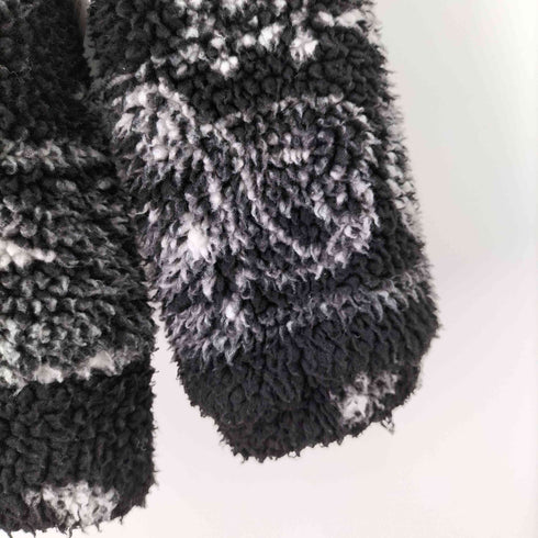 エージェム Agem 総柄フリースジャケット メンズ