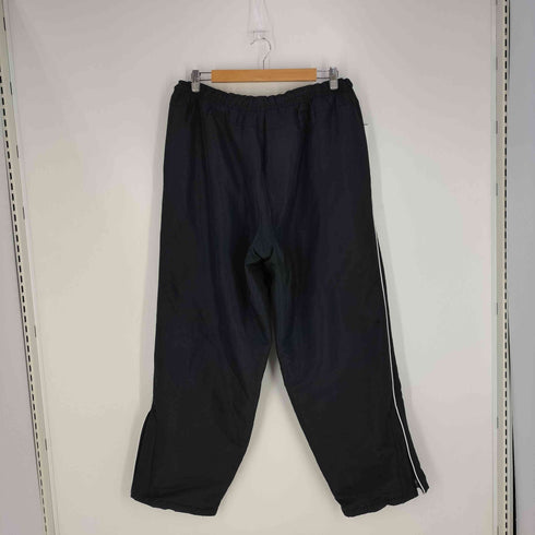 ナイキ NIKE 00S 裏地キルティング スウッシュロゴ 裾ジップ ナイロンパンツ メンズ XXL