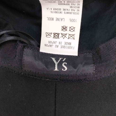 ワイズ Ys プリーツフリルデザイン ウールハット レディース