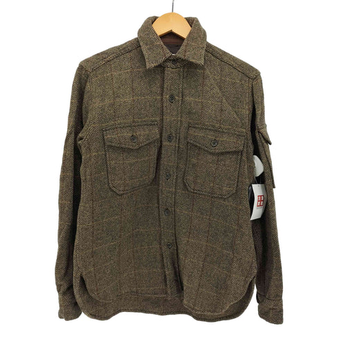 エンジニアードガーメンツ Engineered Garments 旧タグ チンスト ヘリンボーン CPO シャツ メンズ JPN:XS