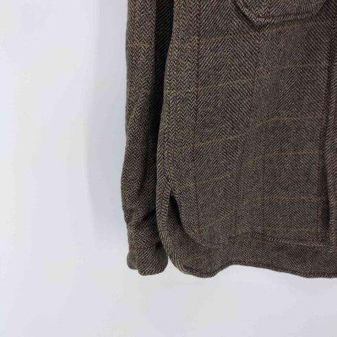 エンジニアードガーメンツ Engineered Garments 旧タグ チンスト ヘリンボーン CPO シャツ メンズ JPN:XS