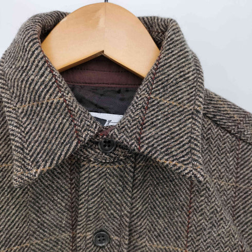 エンジニアードガーメンツ Engineered Garments 旧タグ チンスト ヘリンボーン CPO シャツ メンズ JPN:XS