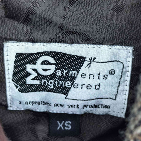 エンジニアードガーメンツ Engineered Garments 旧タグ チンスト ヘリンボーン CPO シャツ メンズ JPN:XS