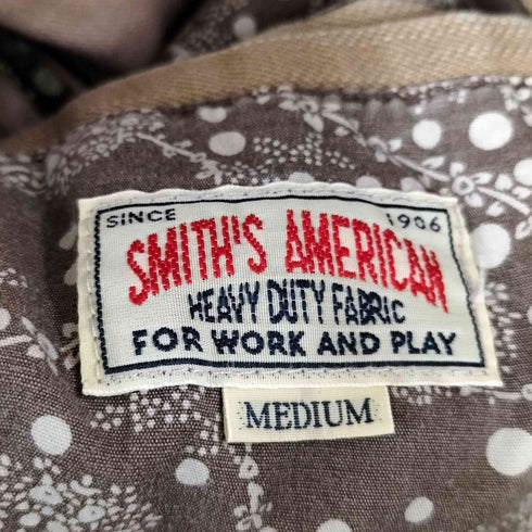 スミスアメリカン SMITHS AMERICAN 裏地総柄 コットン ダブルブレストジャケット メンズ JPN:M