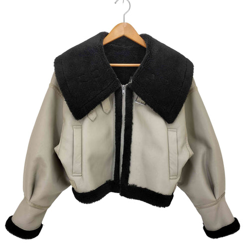 ムルーア MURUA フェイクムートンジャケット ショート丈 レディース FREE