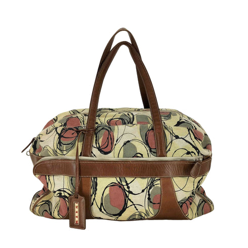 マルニ MARNI 総柄ボストンバッグ メンズ