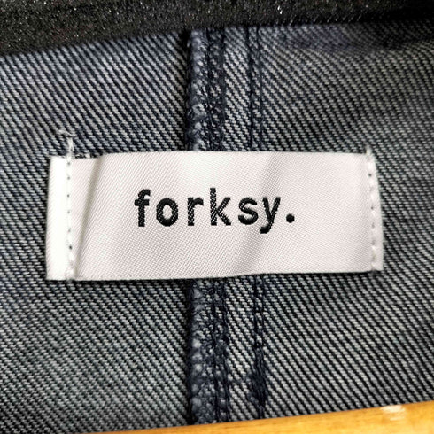フォルクシー forksy. デニムモッズコート レディース