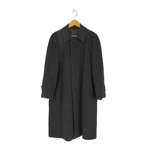 MAGNITIQUE ウールカシミヤ 比翼 ステンカラーコート メンズ import:S