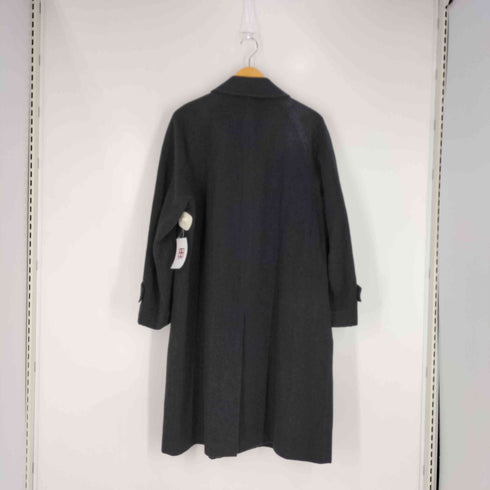 MAGNITIQUE ウールカシミヤ 比翼 ステンカラーコート メンズ import:S