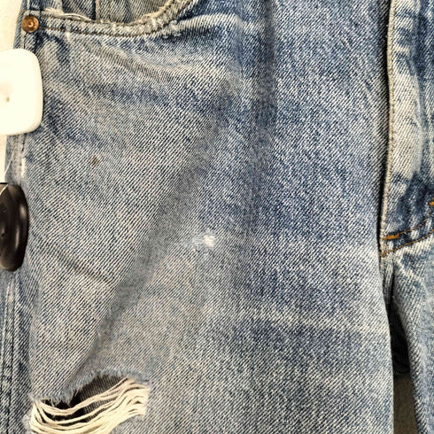 リー Lee 80S USA製 ユニオンチケット デニムパンツ 襤褸 メンズ 34×32