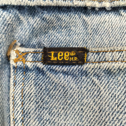 リー Lee 80S USA製 ユニオンチケット デニムパンツ 襤褸 メンズ 34×32