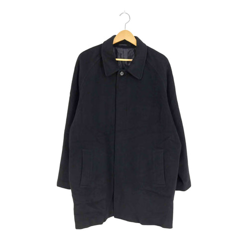 INCA CAMEL ウールカシミヤ 比翼 ステンカラーコート メンズ LL