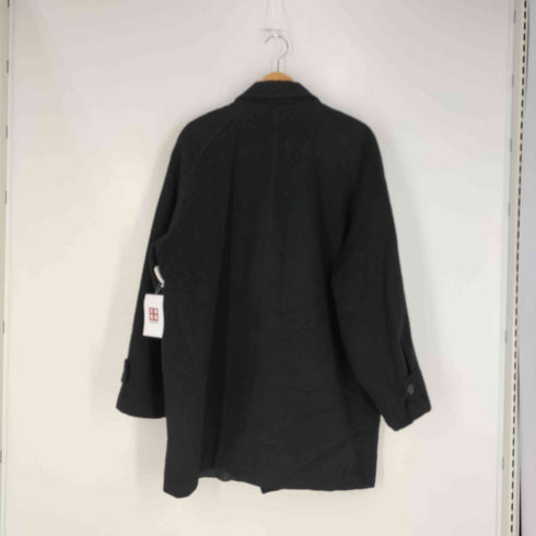 INCA CAMEL ウールカシミヤ 比翼 ステンカラーコート メンズ LL