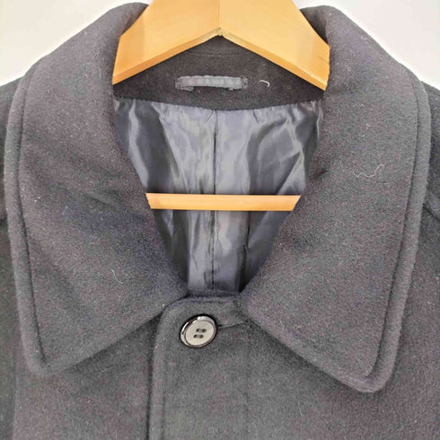 INCA CAMEL ウールカシミヤ 比翼 ステンカラーコート メンズ LL