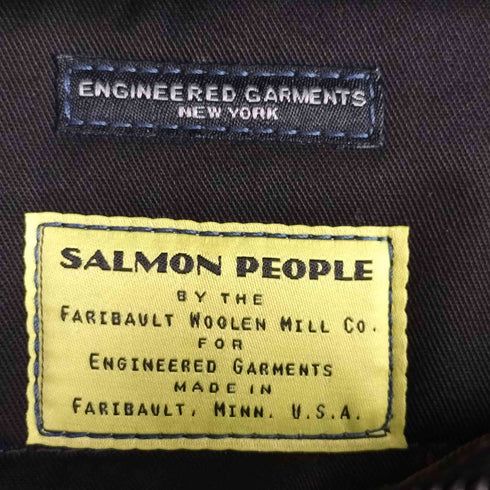 エンジニアードガーメンツ Engineered Garments SALMON PEOPLE ジャガード ブランケット バックパック メンズ