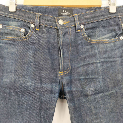 アーペーセー A.P.C. NEW STANDARD 赤耳 セルビッジ ボタンフライ リジットデニム メンズ 29