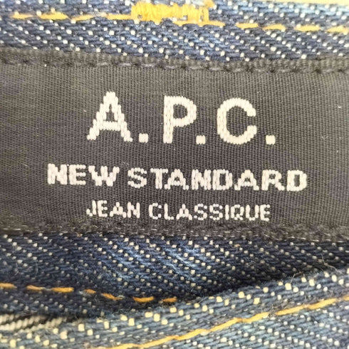 アーペーセー A.P.C. NEW STANDARD 赤耳 セルビッジ ボタンフライ リジットデニム メンズ 29